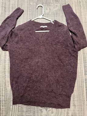Madewell Plum Alpaca Nylon Sweater